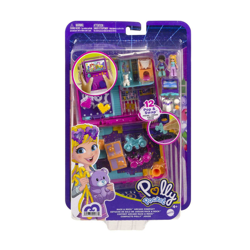 Polly Pocket Race & Rock Arcade Compact – Square Imports